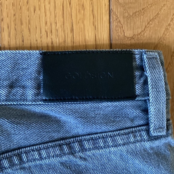 Goldsign The Relaxed Straight Mid-Rise Milton Grey Jeans Size 25 - Picture 7 of 7